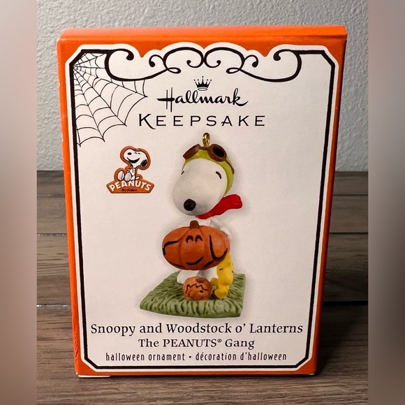 Hallmark Other - Hallmark NEW 2012 Snoopy & Woodstock 0 Lanterns Peanuts Gang Halloween Ornament